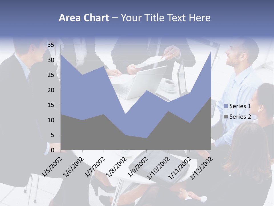 Writing Happy Figure PowerPoint Template