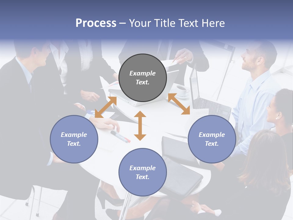 Writing Happy Figure PowerPoint Template