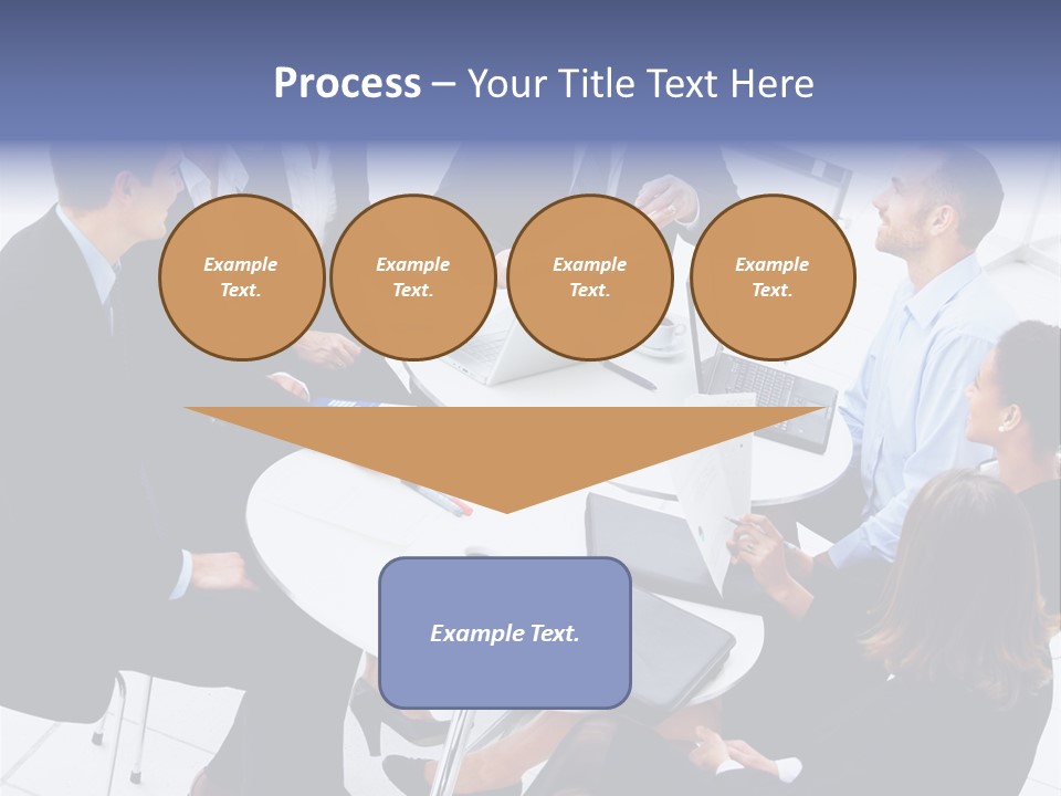 Writing Happy Figure PowerPoint Template