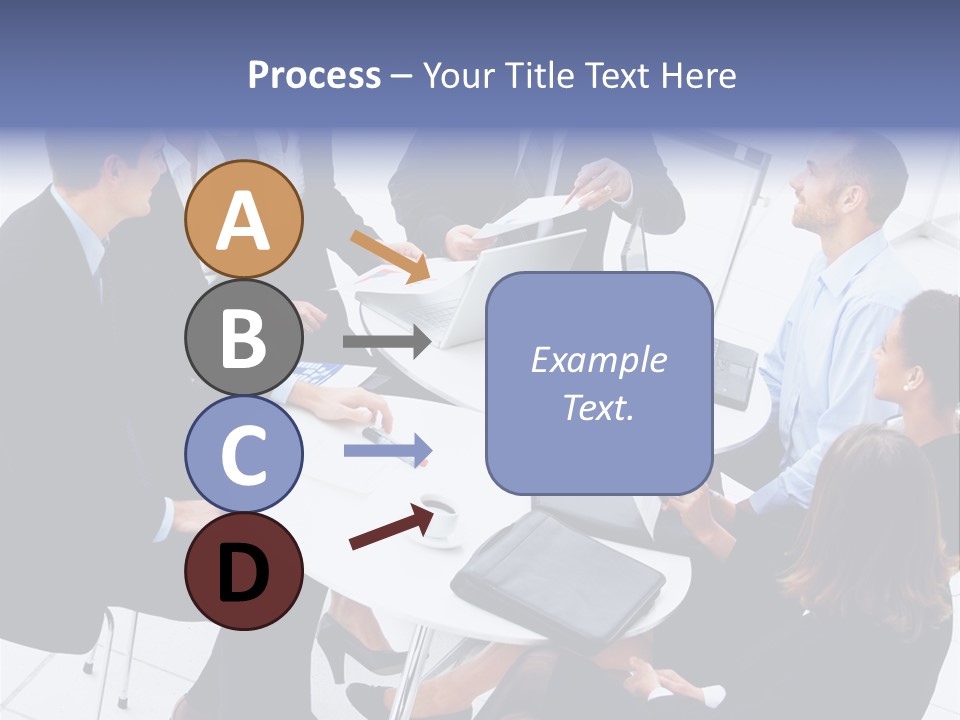 Writing Happy Figure PowerPoint Template
