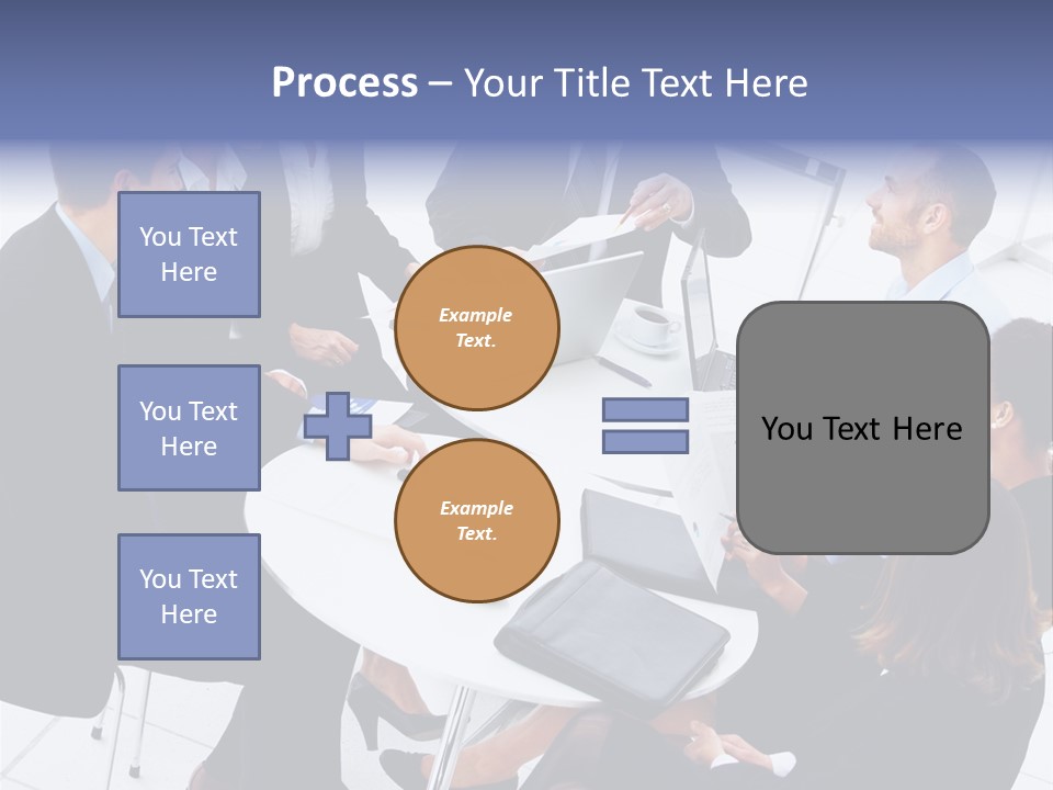 Writing Happy Figure PowerPoint Template