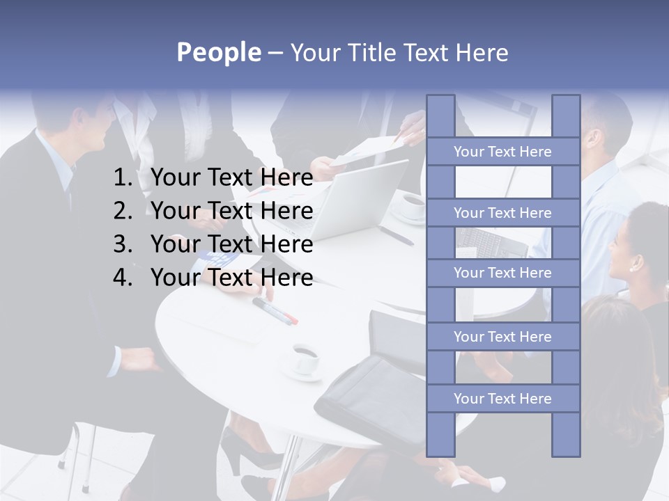 Writing Happy Figure PowerPoint Template