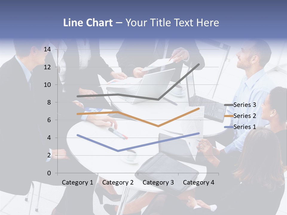 Writing Happy Figure PowerPoint Template
