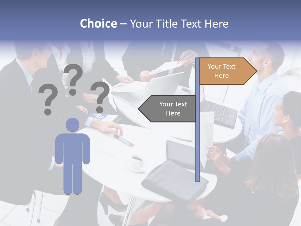 Writing Happy Figure PowerPoint Template