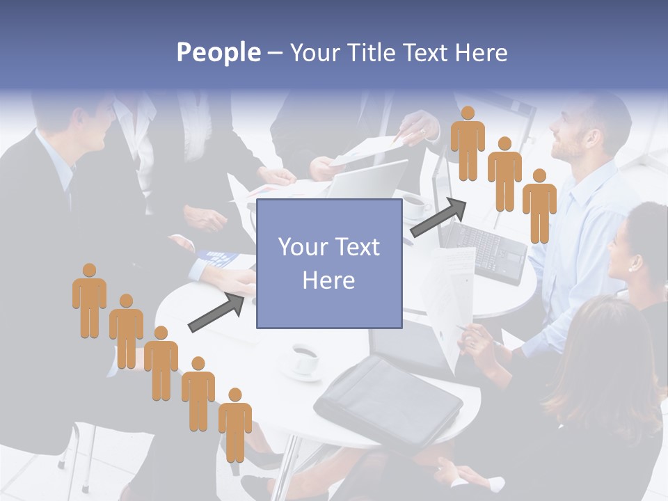 Writing Happy Figure PowerPoint Template