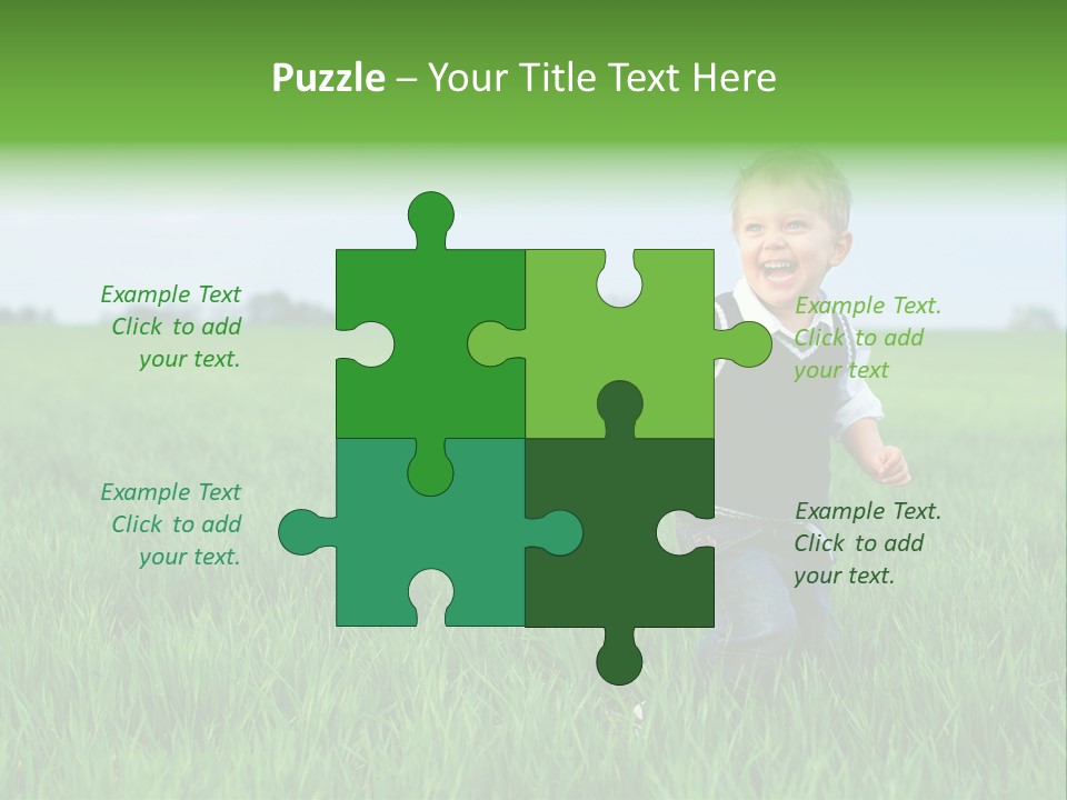 Having Happy Beauty PowerPoint Template