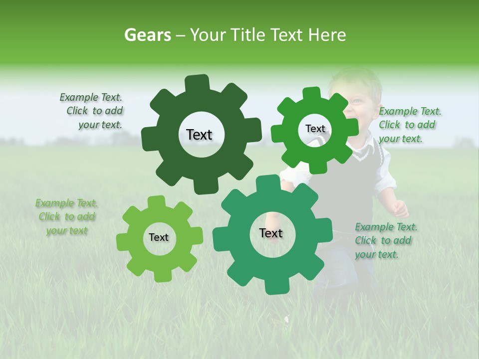 Having Happy Beauty PowerPoint Template