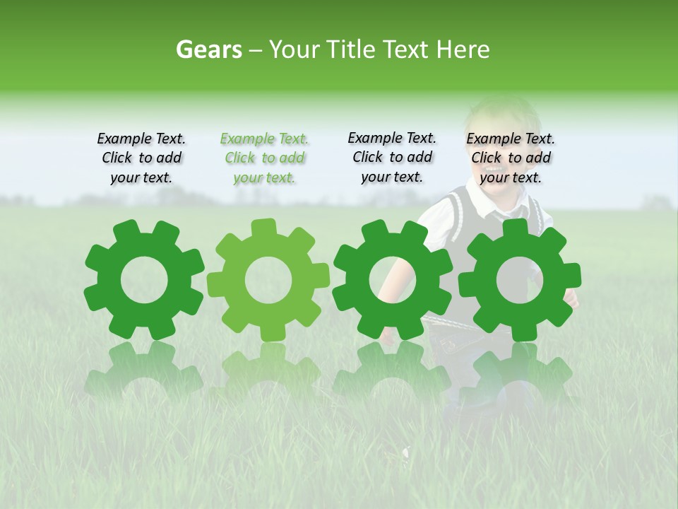 Having Happy Beauty PowerPoint Template