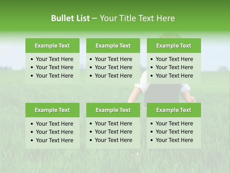 Having Happy Beauty PowerPoint Template