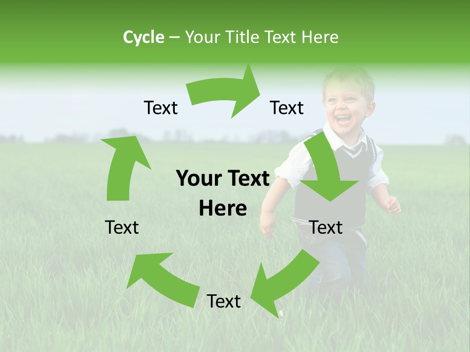 Having Happy Beauty PowerPoint Template