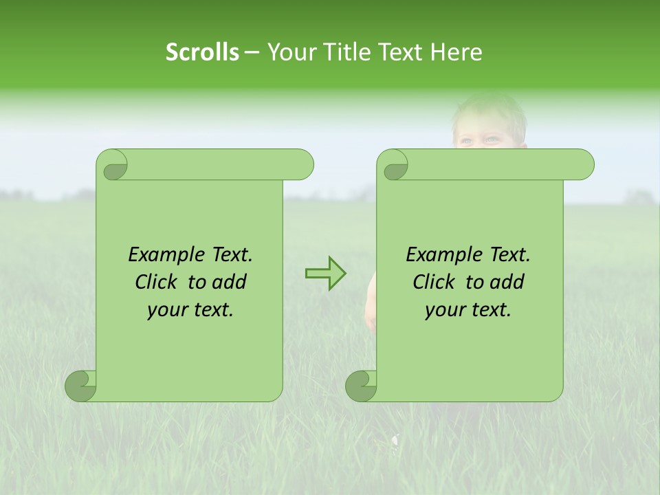 Having Happy Beauty PowerPoint Template