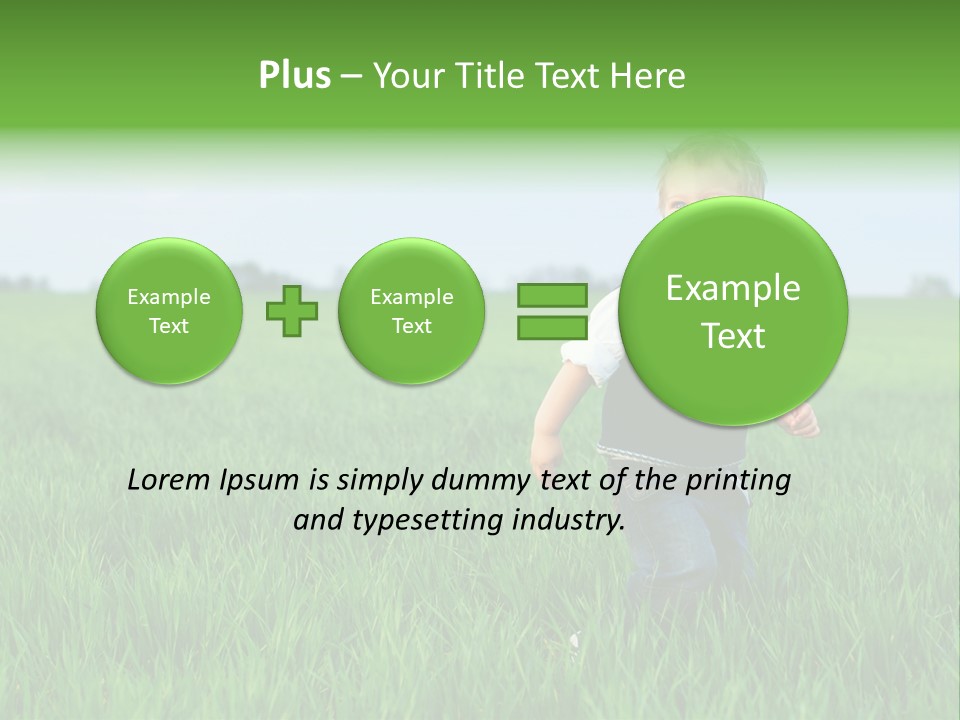 Having Happy Beauty PowerPoint Template