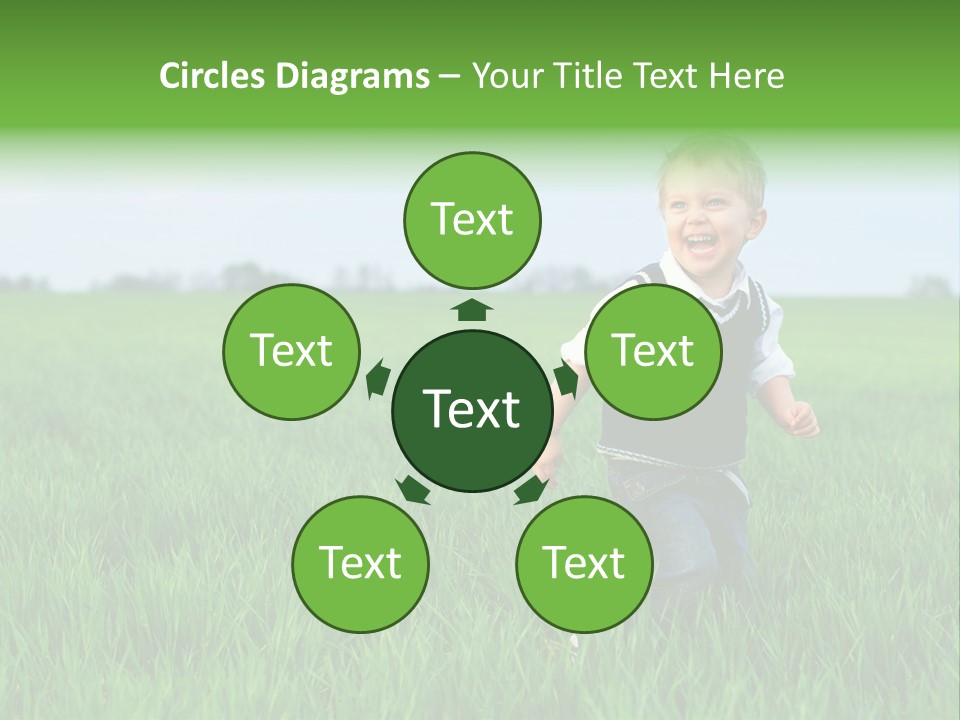 Having Happy Beauty PowerPoint Template