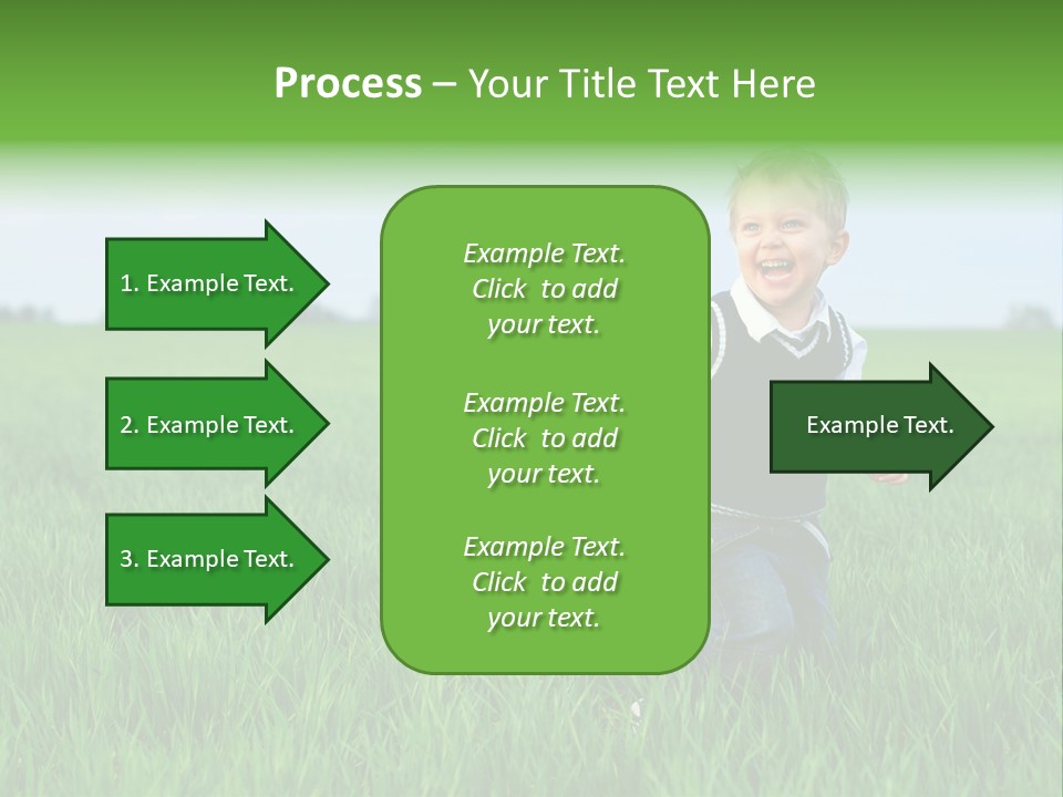 Having Happy Beauty PowerPoint Template