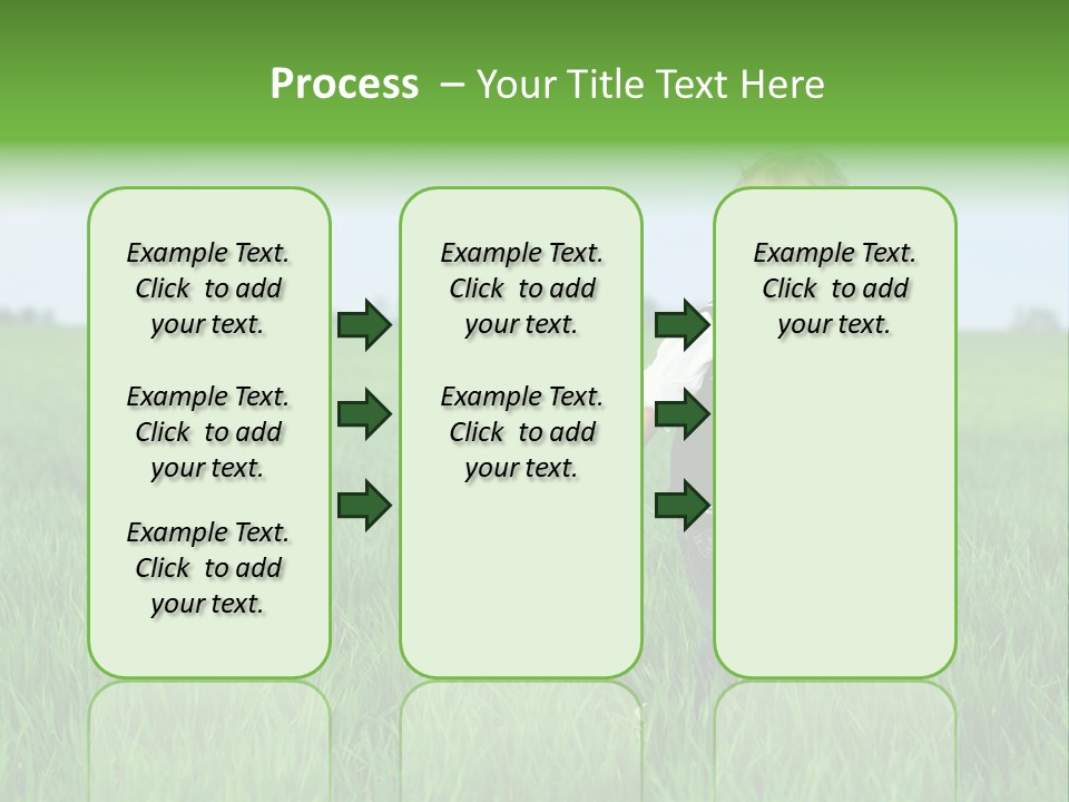 Having Happy Beauty PowerPoint Template
