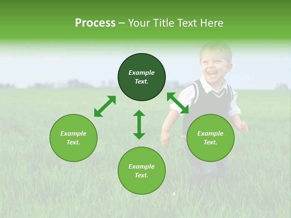 Having Happy Beauty PowerPoint Template