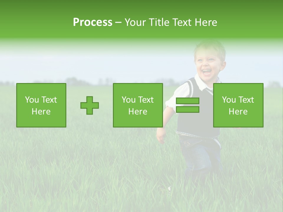 Having Happy Beauty PowerPoint Template