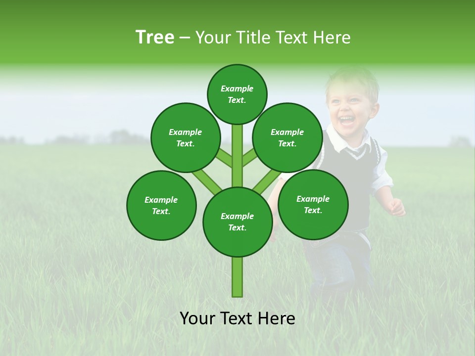 Having Happy Beauty PowerPoint Template