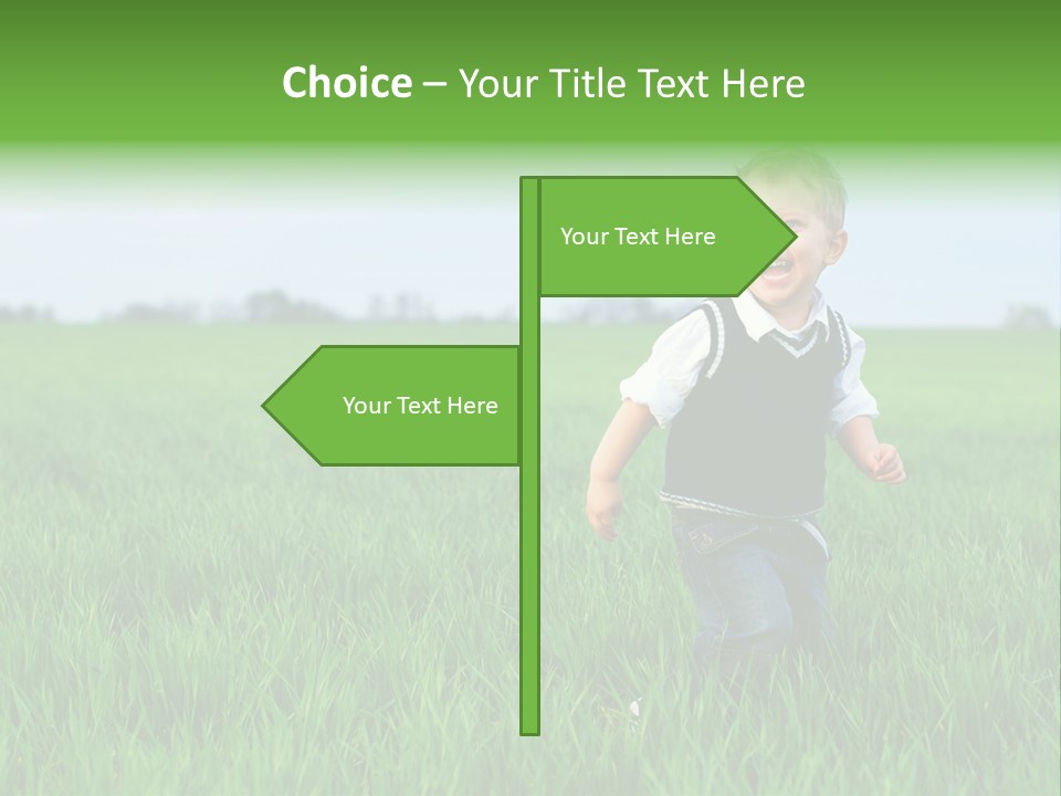 Having Happy Beauty PowerPoint Template