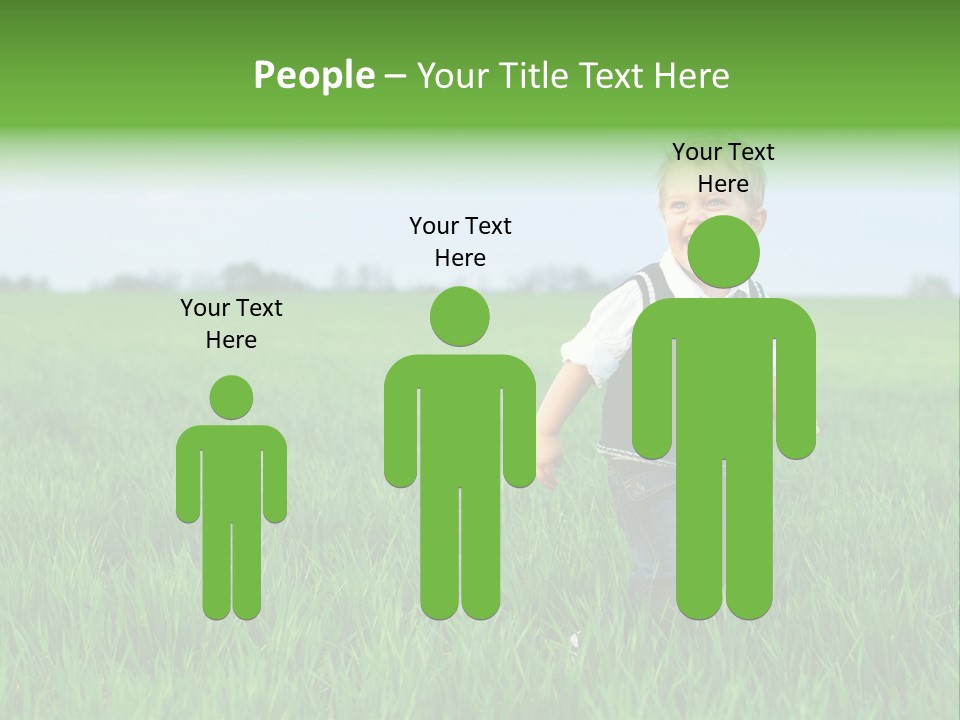 Having Happy Beauty PowerPoint Template