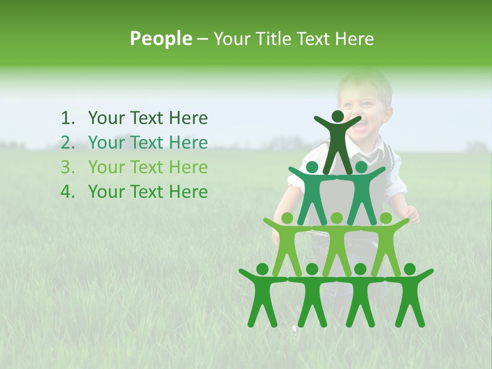 Having Happy Beauty PowerPoint Template