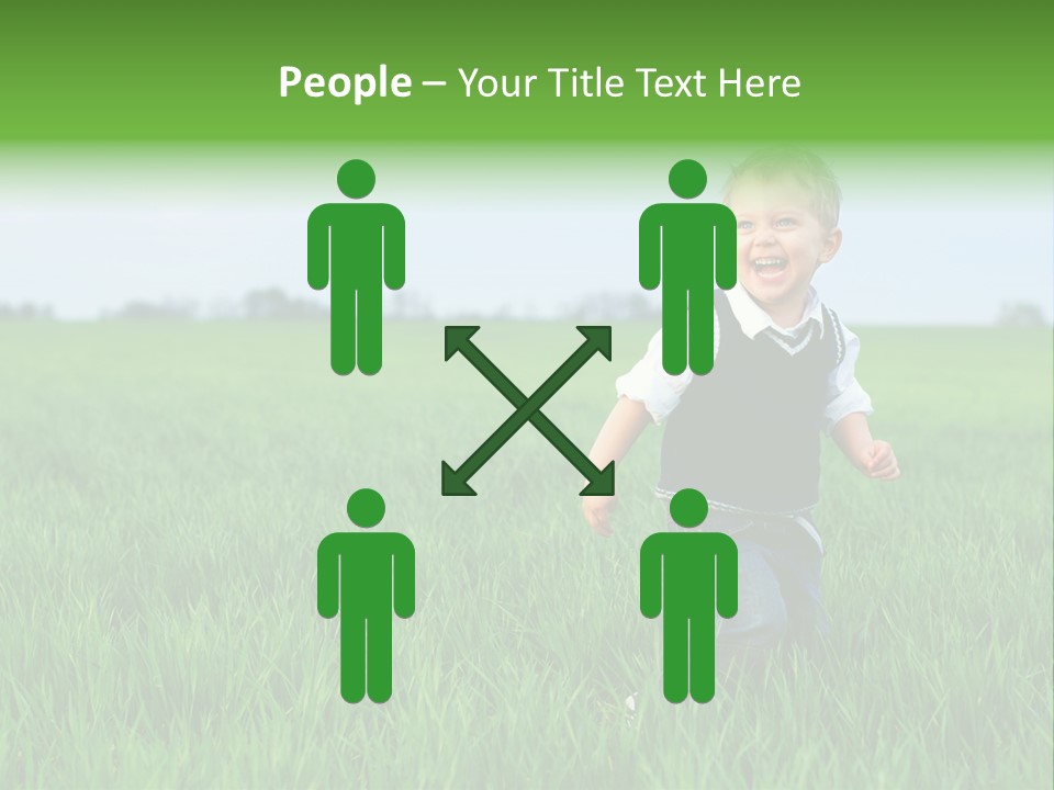 Having Happy Beauty PowerPoint Template