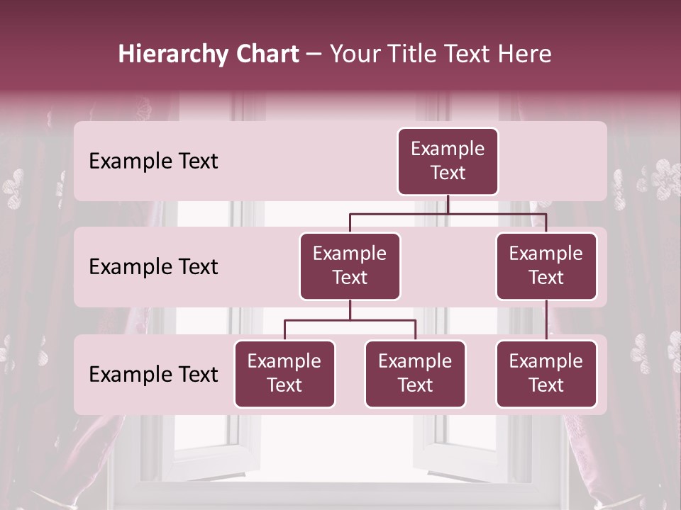 Window Inside Cloth PowerPoint Template