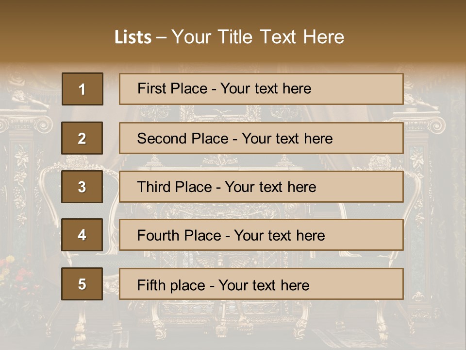 Stylish Grunge Brown PowerPoint Template