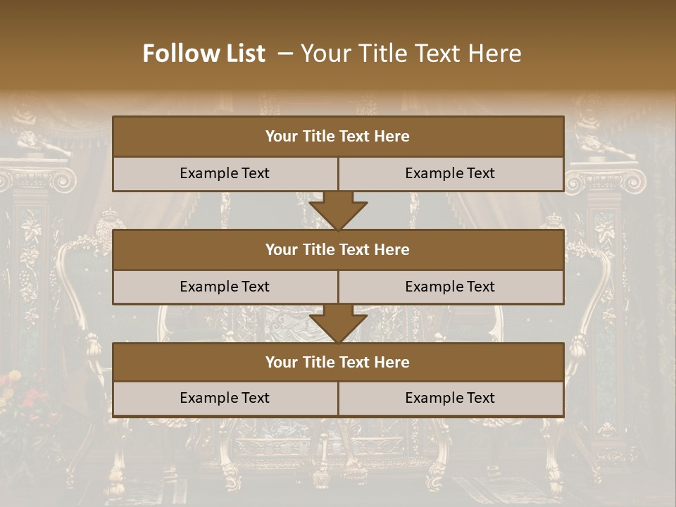 Stylish Grunge Brown PowerPoint Template