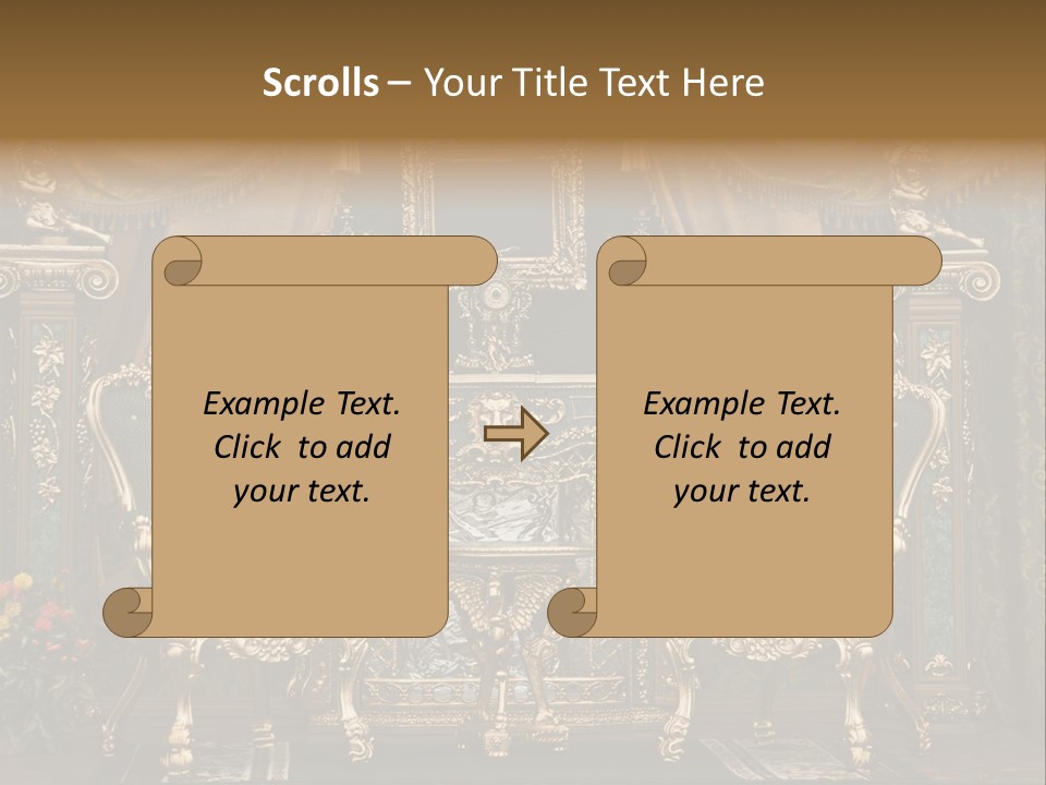 Stylish Grunge Brown PowerPoint Template
