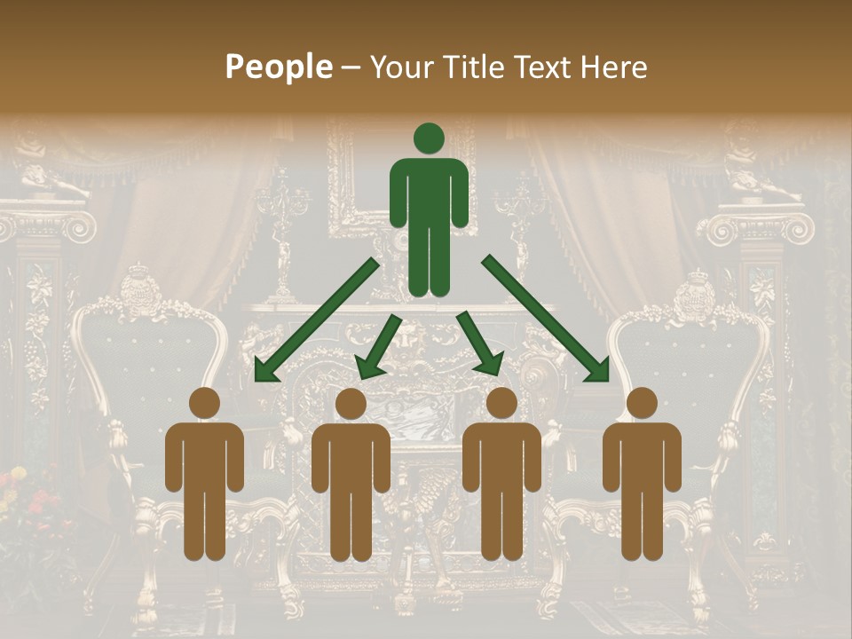 Stylish Grunge Brown PowerPoint Template