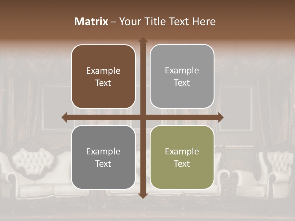 Royal Chair Decor PowerPoint Template