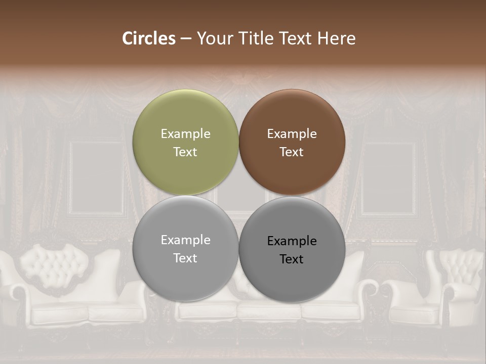 Royal Chair Decor PowerPoint Template