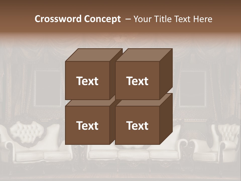 Royal Chair Decor PowerPoint Template