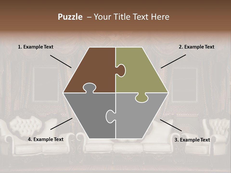 Royal Chair Decor PowerPoint Template