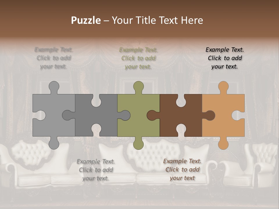 Royal Chair Decor PowerPoint Template