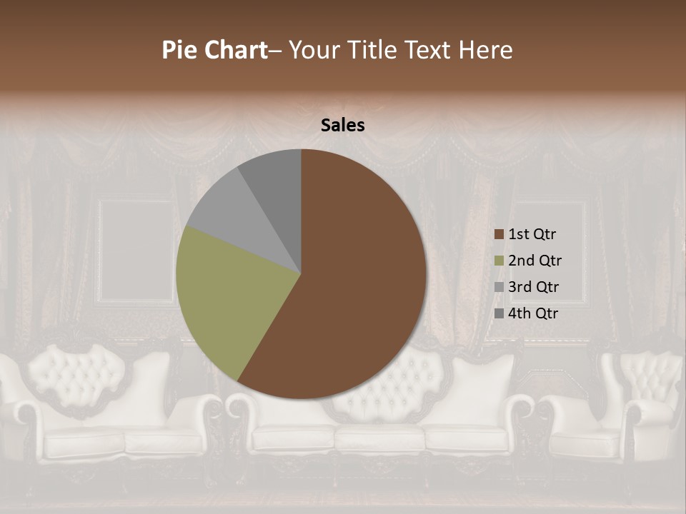 Royal Chair Decor PowerPoint Template