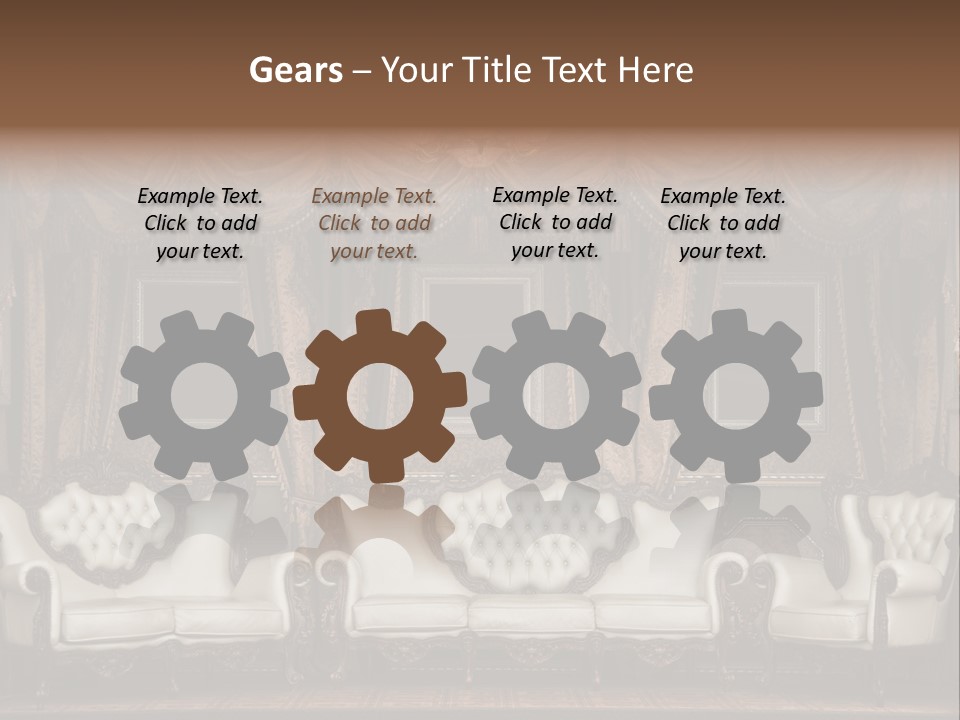 Royal Chair Decor PowerPoint Template