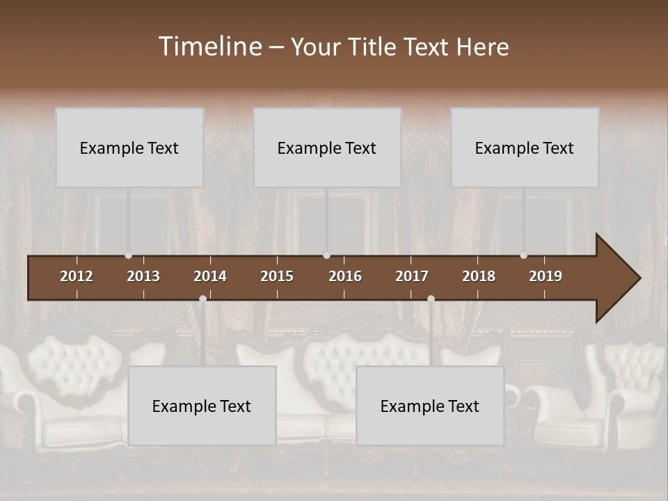 Royal Chair Decor PowerPoint Template