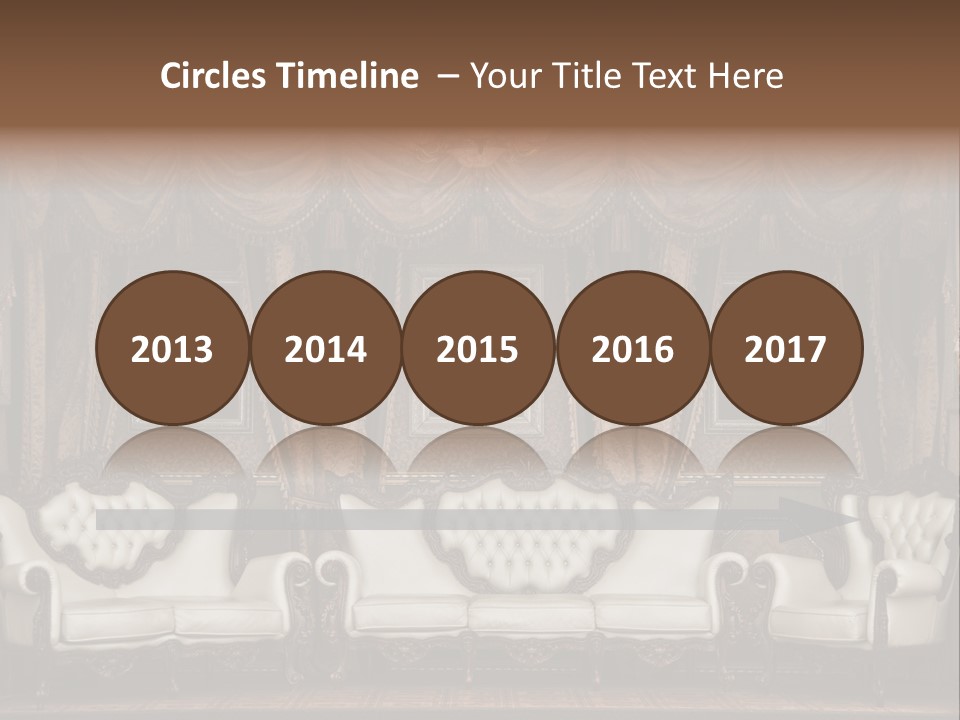 Royal Chair Decor PowerPoint Template