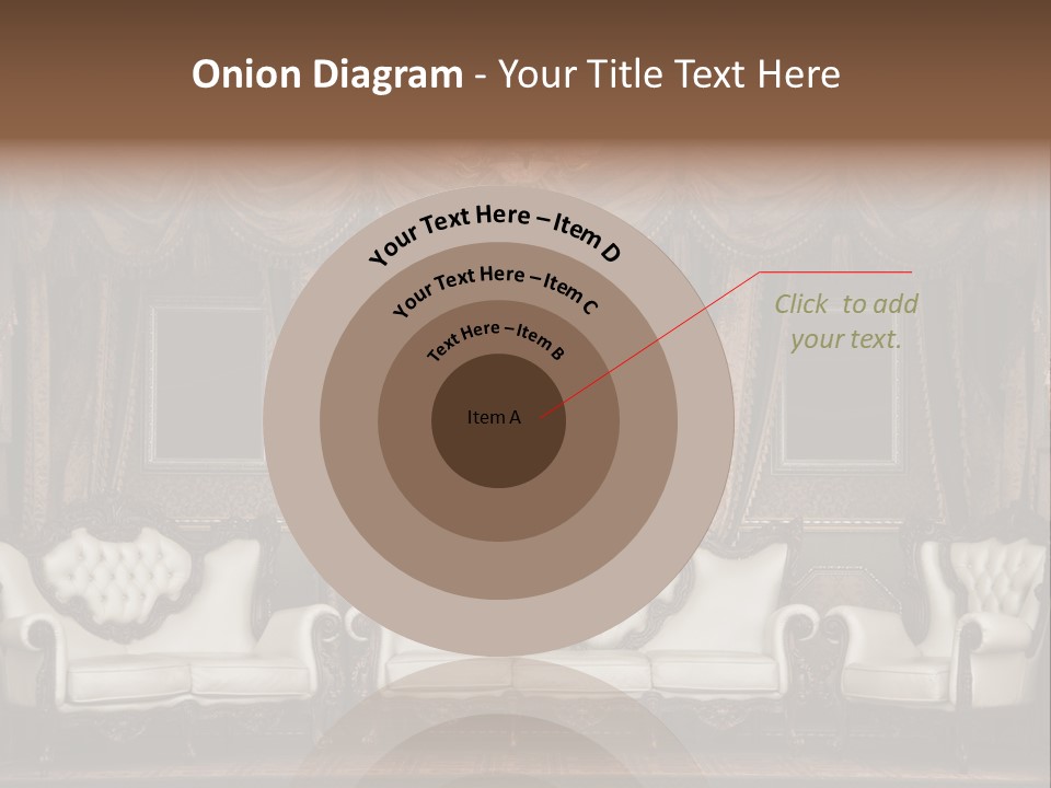 Royal Chair Decor PowerPoint Template
