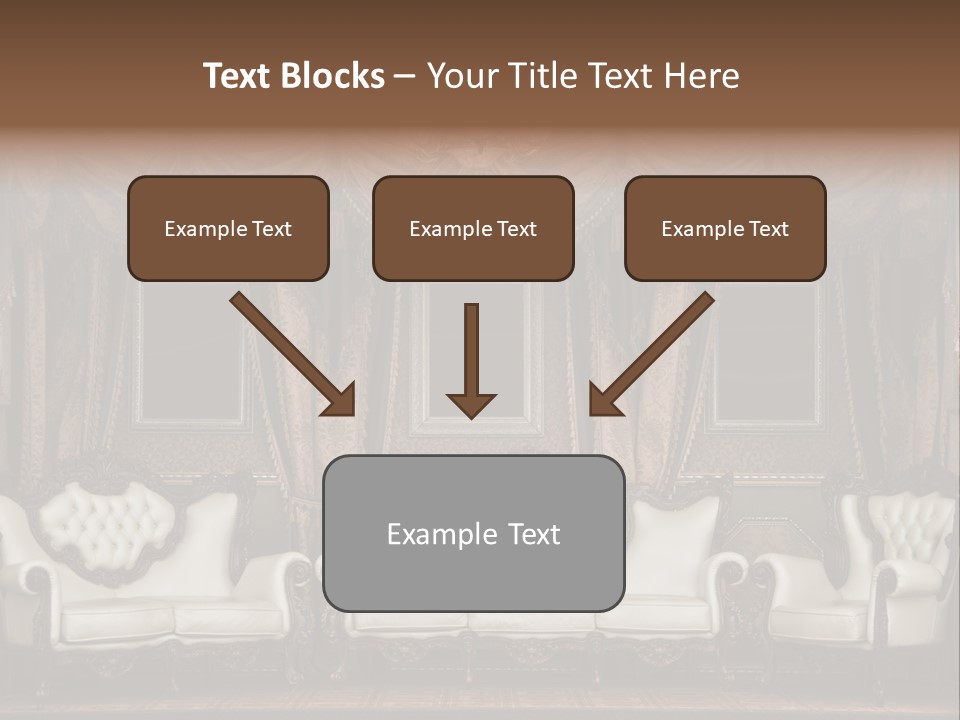 Royal Chair Decor PowerPoint Template