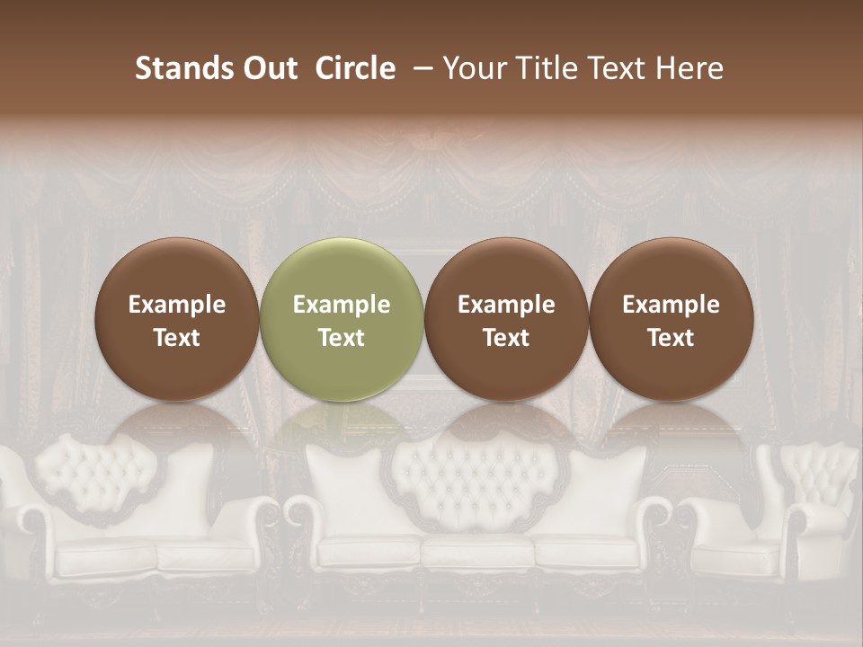 Royal Chair Decor PowerPoint Template