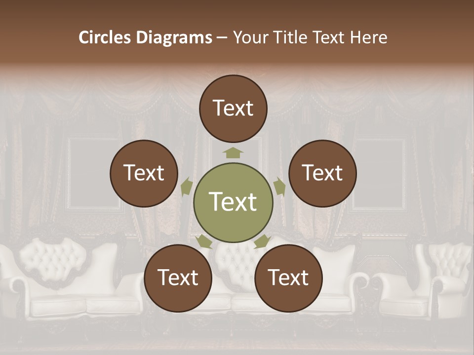 Royal Chair Decor PowerPoint Template