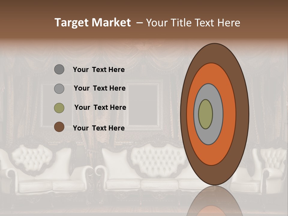 Royal Chair Decor PowerPoint Template