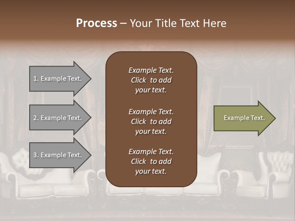 Royal Chair Decor PowerPoint Template