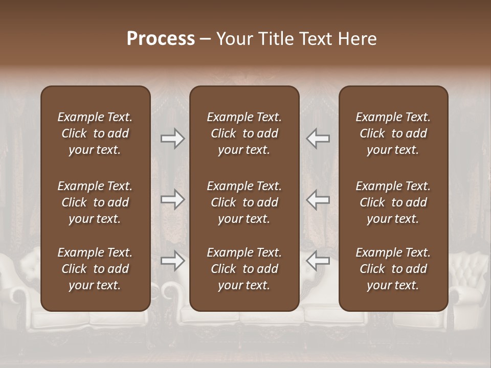 Royal Chair Decor PowerPoint Template