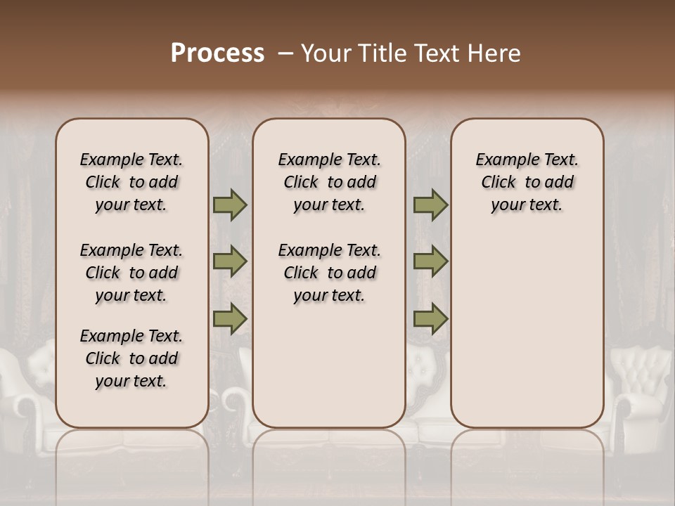 Royal Chair Decor PowerPoint Template