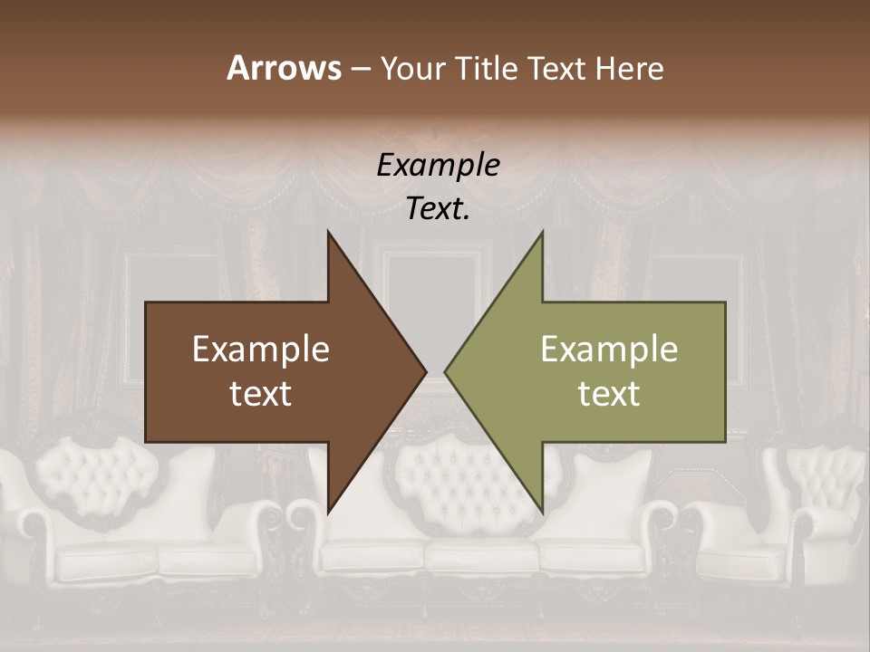 Royal Chair Decor PowerPoint Template