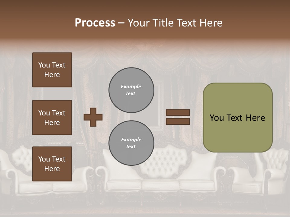 Royal Chair Decor PowerPoint Template